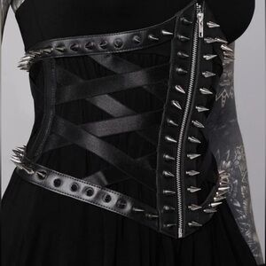 Widow Spike corset belt